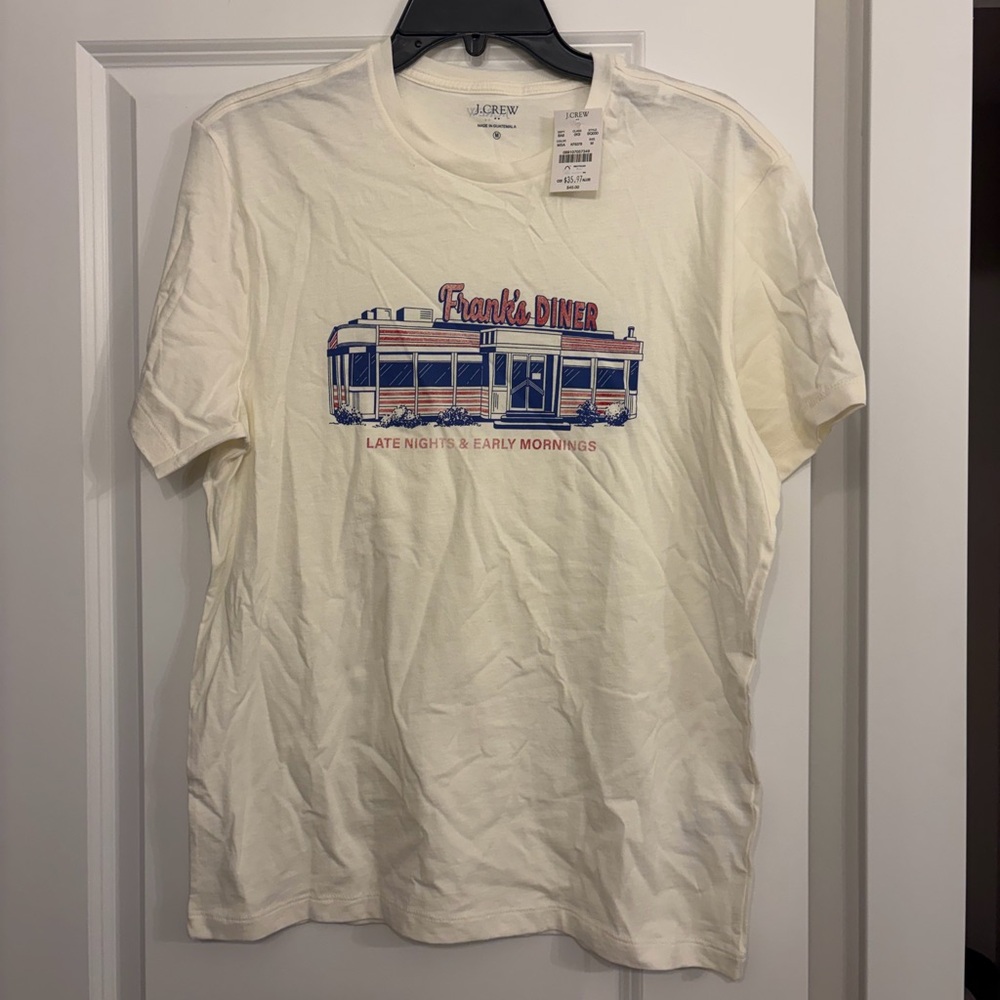 J. Crew Cream Short-Sleeve 'Frank's Diner' Graphic Tee
